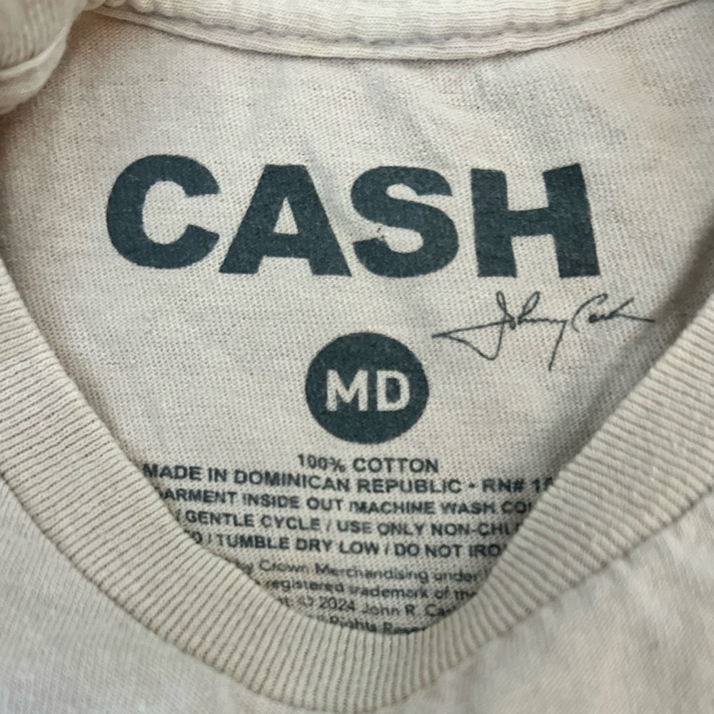 Johnny Cash Tee - M - Picture 2 of 2